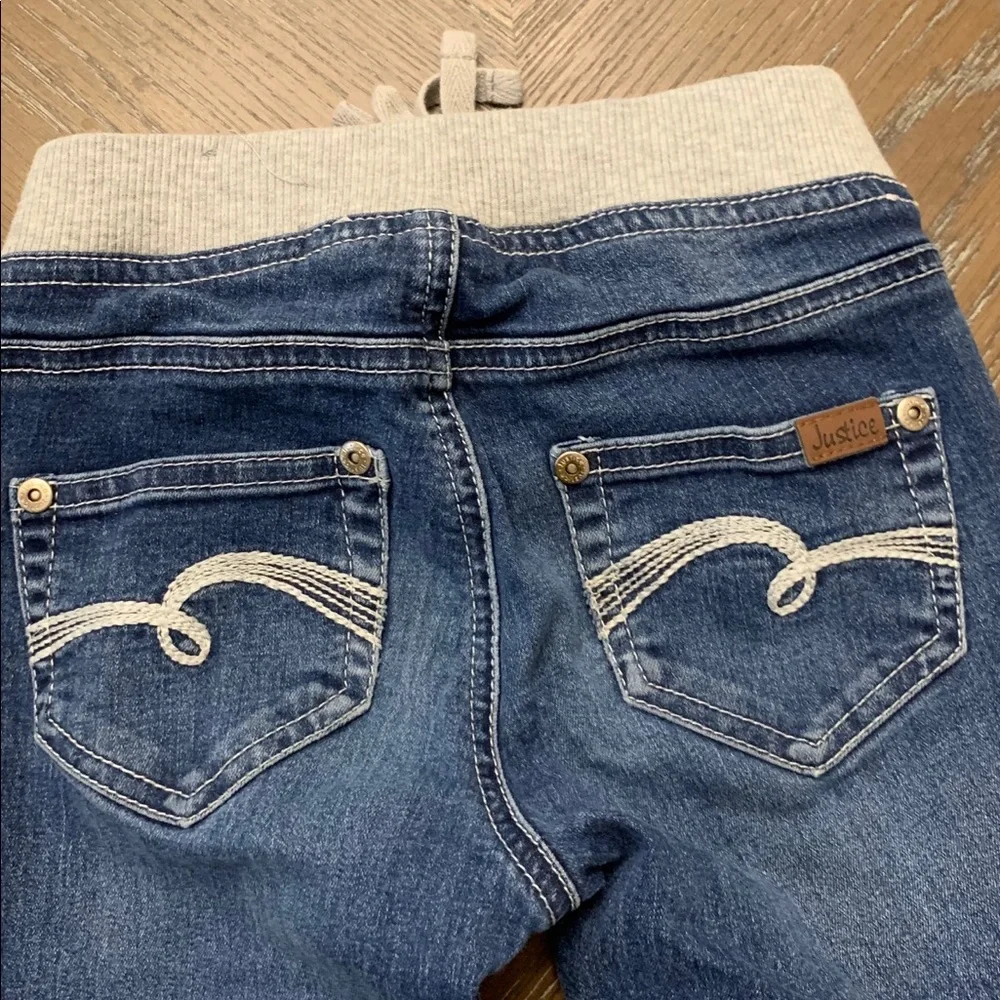 Justice Super skinny low rise Justice brand jeans Size 8 slim